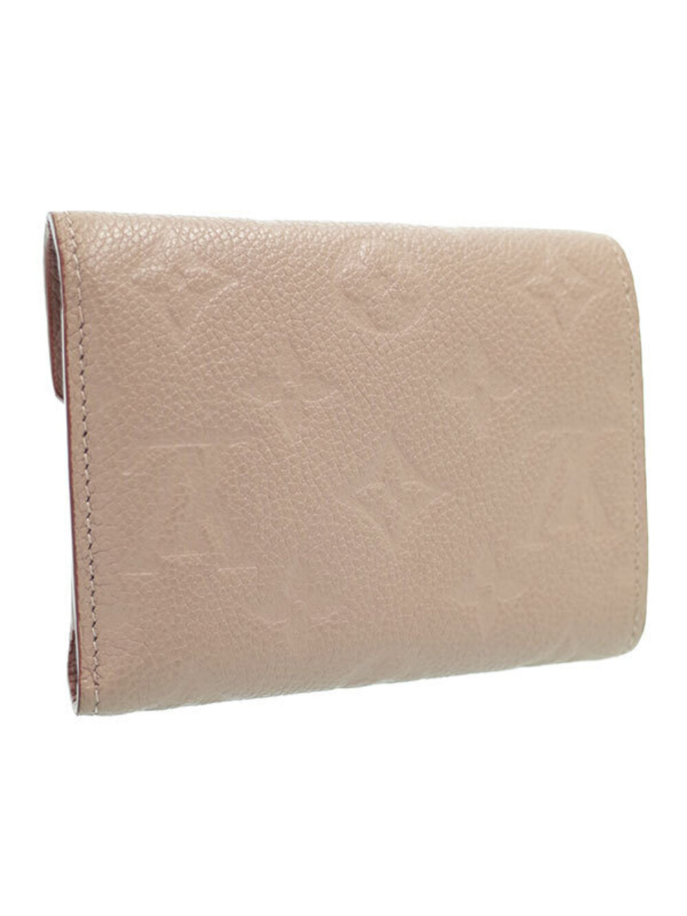 Louis Vuitton Victorine Wallet Monogram Empreinte fold Tri Portefeuille Brown